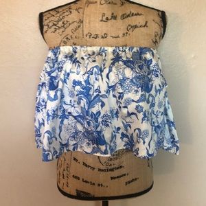 ZARA Cropped Off The Shoulder Top